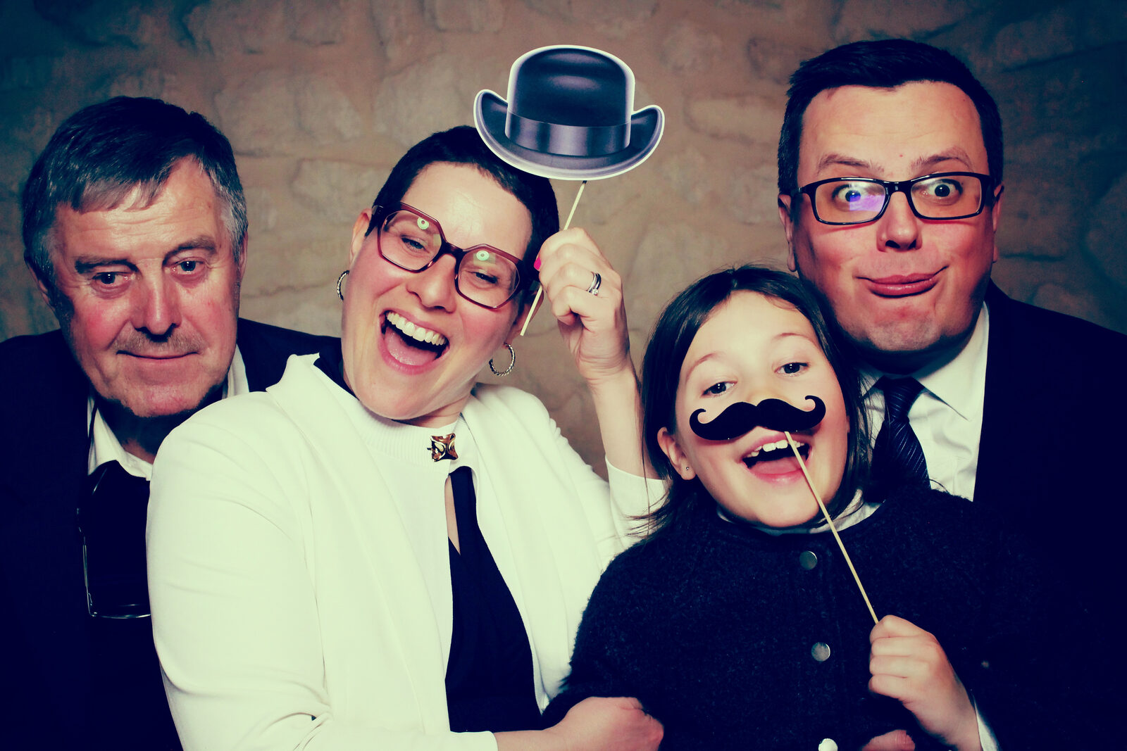 Borne Photo Booth Jaysphotography pendant le vin d'honneur — tirages illimités pour les invités