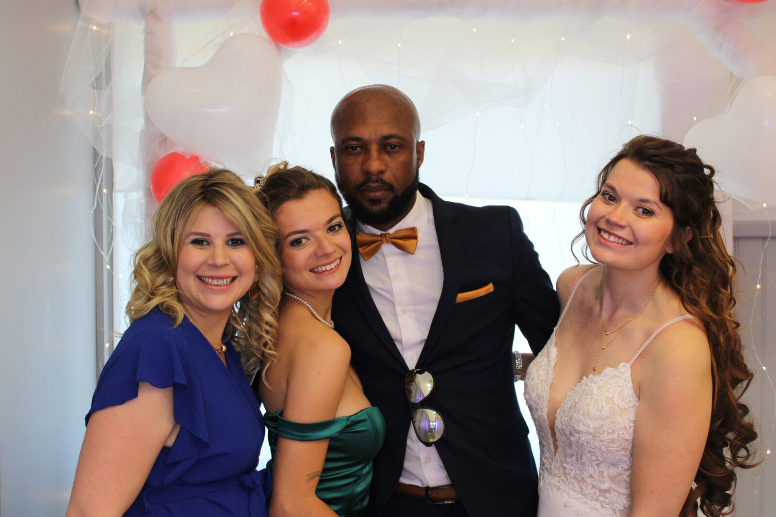 Borne Photo Booth Jaysphotography pendant le vin d'honneur — tirages illimités pour les invités