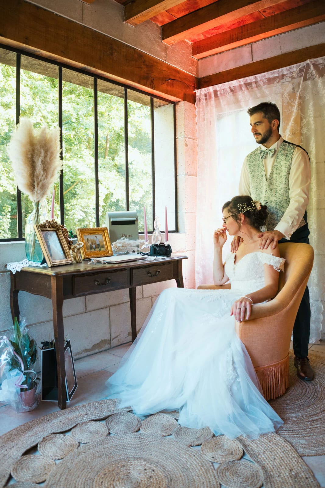 Alexandra & Nicolas, Domaine de l'Orangerie 10